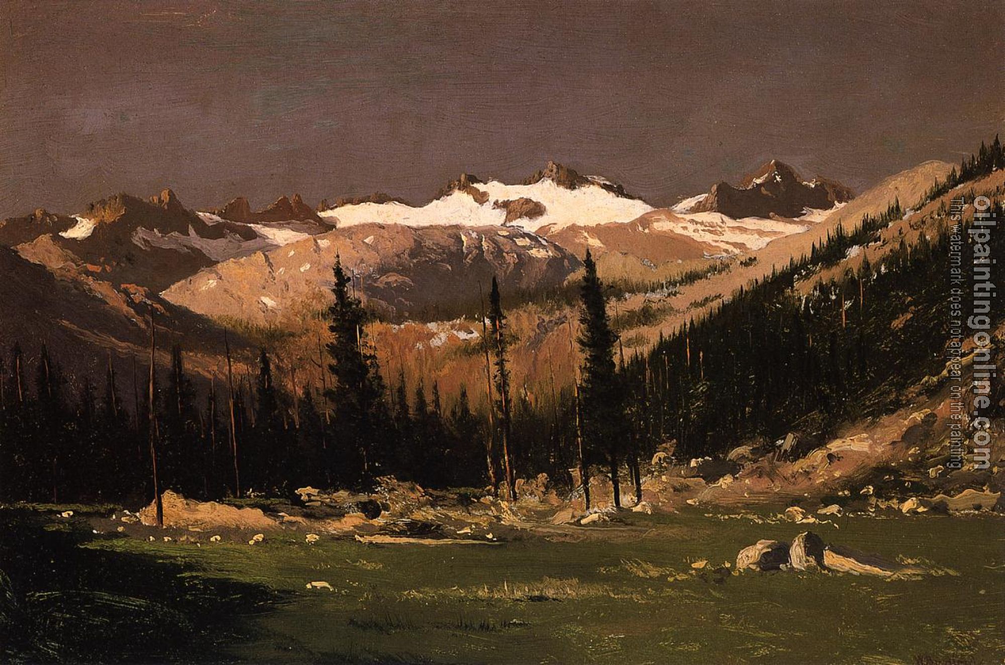 William Bradford - Mount Lyell above Yosemite
